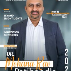 Cover of Time Iconic Magazine 2025 featuring Dr. Mohana Rao Patibandla recognized for innovation, empathy, and leadership in neurosurgery.