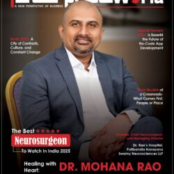 Dr. Mohana Rao Patibandla featured on the cover of The Enterprise World as “The Best Neurosurgeon to Watch in India 2025.”