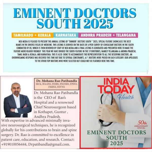India Mohan Rao Dr. Mohana Rao Patibandla | India Today Eminent Doctor South 2025 - Dr ...