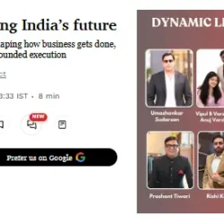 Forbes India Brand Connect feature “Dynamic leaders powering India’s future,” featuring Dr. Mohana Rao Patibandla among Indian business and healthcare leaders.