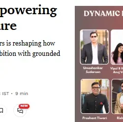 Dr. Mohana Rao Patibandla featured in Forbes India’s Dynamic Leaders Powering India’s Future